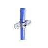 Double insert swivel joint "Normafix" - galvanized malleable cast iron - guaranteed load 1500 N/m - Ø 33.7 to 60.3 mm - price per piece