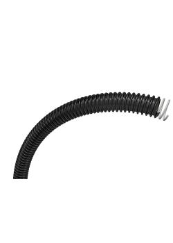 Gaine GA3 PVC fan hose - inner Ø 12 to 40 mm - outer Ø 17 to 46.4 mm - length 25 to 30 m - black - price per roll