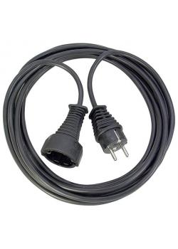 Câble d'extension - 2-5 m - blanc ou noir - plastique