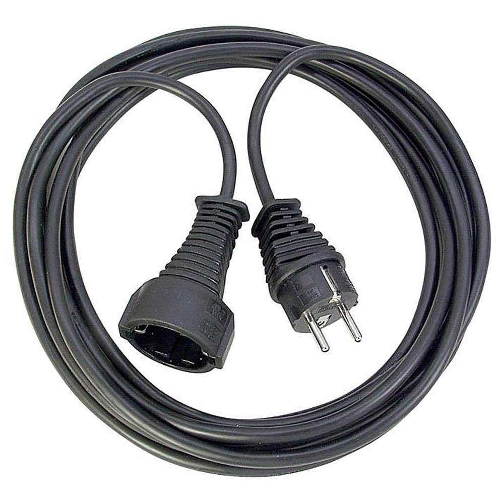 Extension cable - 2-5 m - white or black - plastic