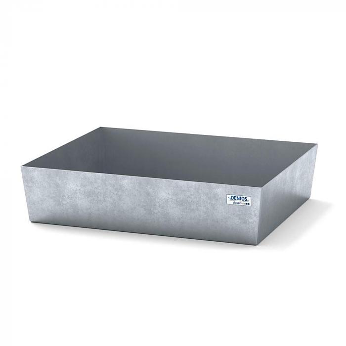 Collection tray classic-line - painted or galvanized steel - without grating - for 1 barrel