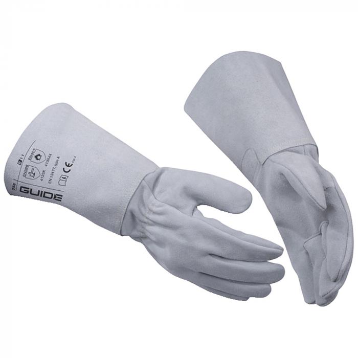 Protective gloves Guide 256 - cowhide split leather - various sizes - 1 pair - price per pair
