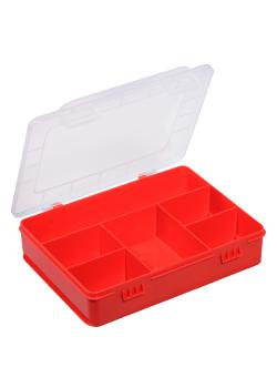 Assortment box Euro Plus Basic 18/6 - with six drawers - Dimensions (W x D x H) 180 x 150 x 40 mm