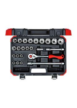 GEDORE red socket set - 1/2 inch - 24 pieces