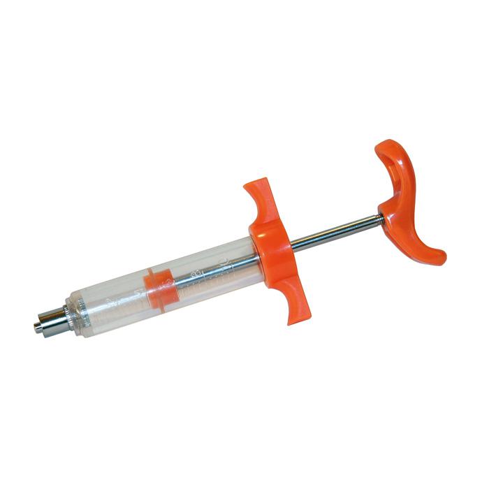 Dosing syringe - Nylon - Luer lock connection with plastic handle - 10 to 50 ml