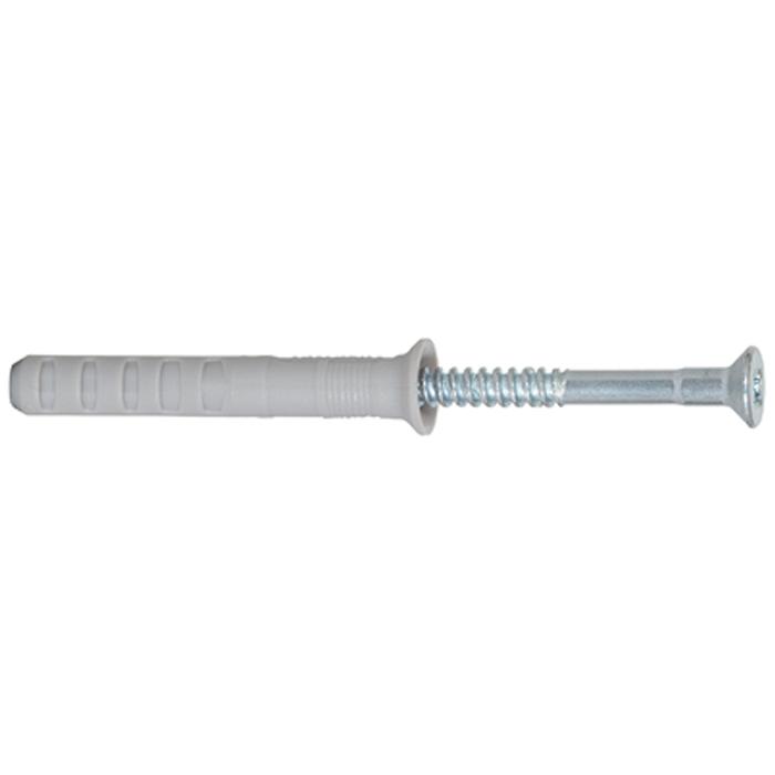 Nageldübel N-S/N-S A2 - mit Senkkopf und Nagelschraube vormontiert - Länge 30 bis 230 mm - VE 50 und 100 Stk. - Preis per VE