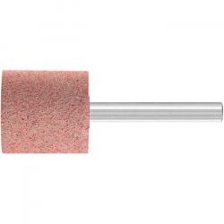 Schleifstift - PFERD Poliflex® - Schaft-Ø 6 mm - für gehärteten Stahl, Titan, Edelstahl - Bezeichnung PF ZY 2525/6 ANCN 46 GHR - Maße (D x T) 25 x 25 mm - Korngröße 46