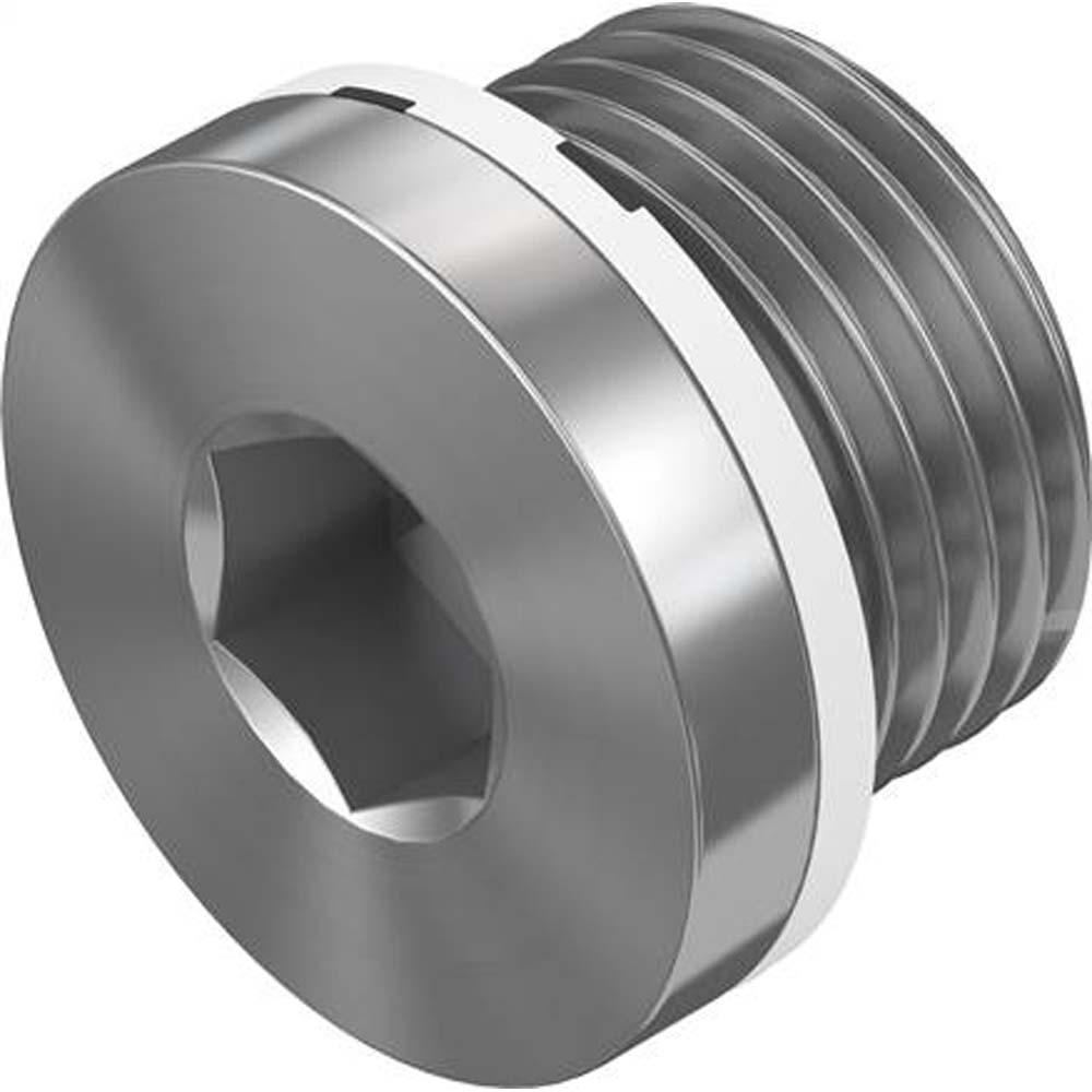 FESTO - B - Tappi di chiusura - alluminio o acciaio - con anello di tenuta - da M3 a M7 o da G 1/8" a G1" - PU da 1 a 100 pezzi - Prezzo per PU