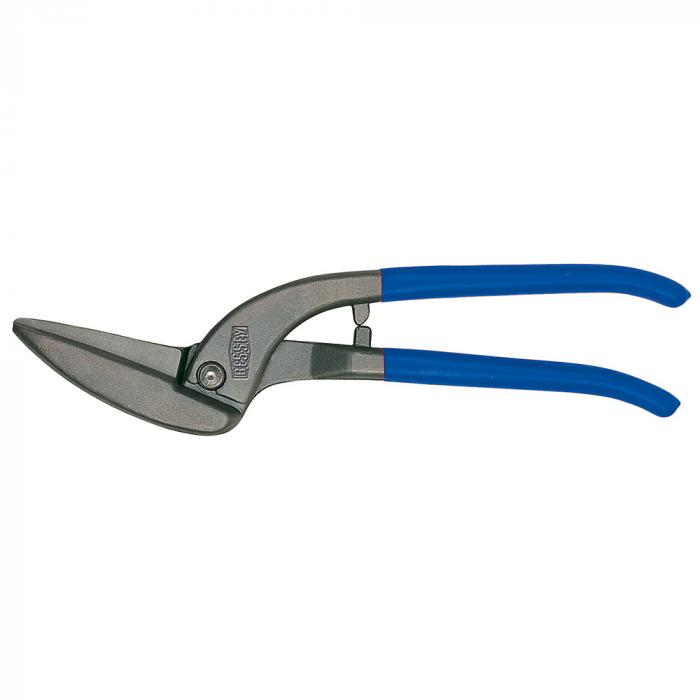 Pelican scissors - cutting length 62 to 65 mm - sheet thickness 1.0 mm - total length 300 to 350 mm - handles dipped in PVC