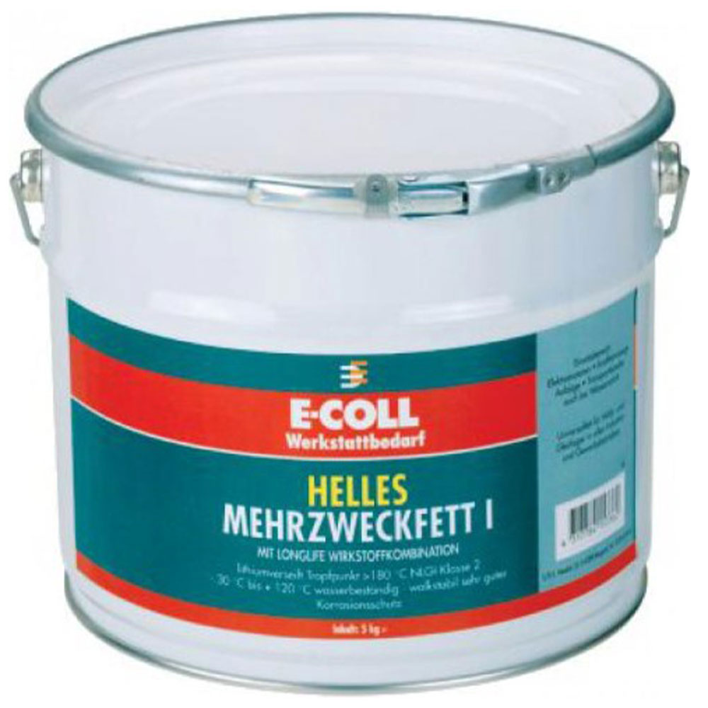 E-COLL Helles Mehrzweckfett I - 400 g/ 1 kg/ 5 kg - VE 1 bis 20 Stück - Preis per VE