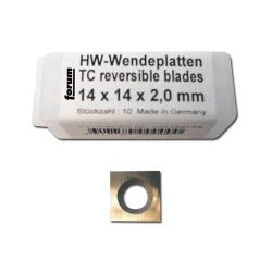HW-Wendeplatten - 4 Seitenfasen - Set mit 10 Stück