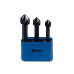 Countersink Set SP for Wood 3-piece; For soft and hard wood; FORUM