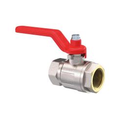 Ball valve with hand lever - Standard version - Nickel-plated brass - IG/IG - G 1/4" to G 3" - DN 8 to 80 - PN max. 16 to 50 bar - Price per piece