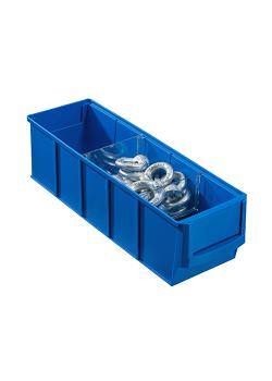 Industriebox ProfiPlus ShelfBox 300S - Wymiary (szer x gł x wys) 91 x 300 x 81 mm - kolor niebieski i czerwony