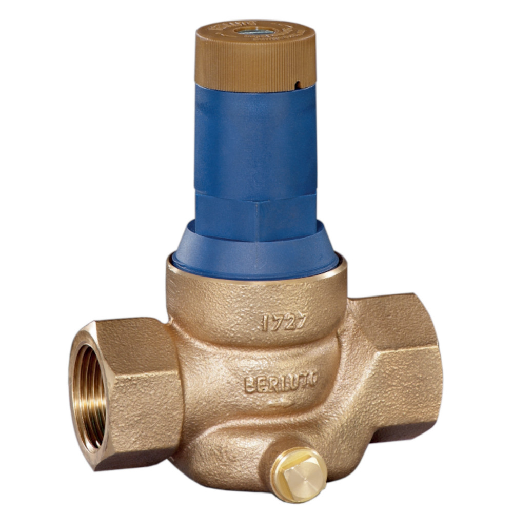 Détendeur DRV 303 - pour eau et fluides neutres - laiton - G 1/2 à G 1 1/4 - pression d'alimentation max. jusqu'à 16 bar - plage de pression aval 1,5 à 6 bar