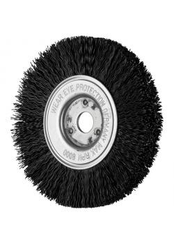 brosse ronde - Cheval - type à filament, avec bas nylon - pour les métaux non ferreux, le titane, le bois et al