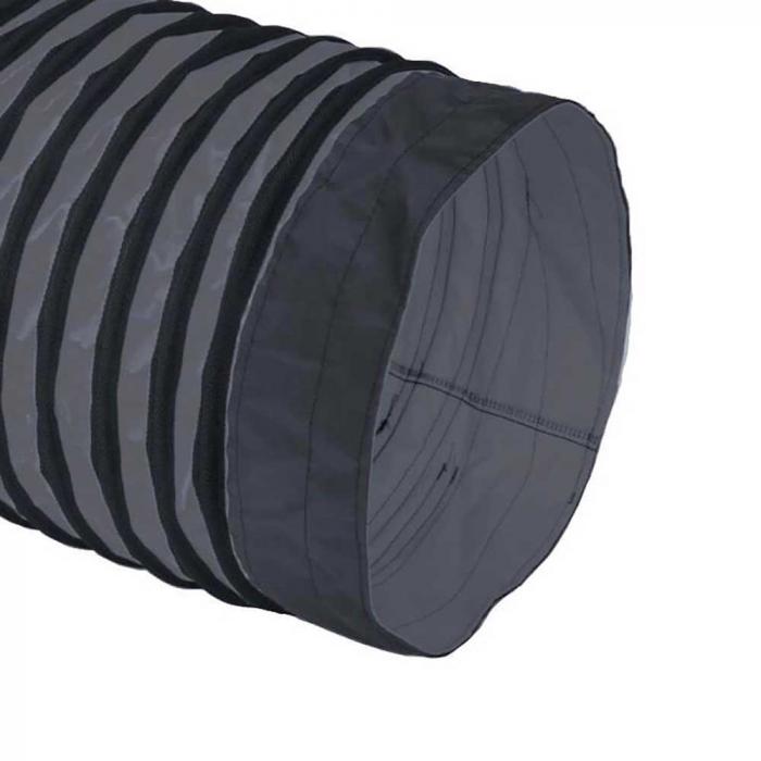 OHL-Flex NHT - tuuletinletku - harmaa tai musta - 7,6 m - hinta per rulla