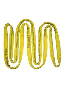 Round sling - double sheathed - load capacity 3t/6t - circumference 3 to 6 m - yellow