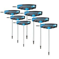 Gedore offset screwdriver set - 7-piece - for internal TX screws