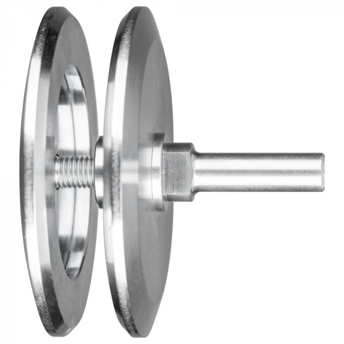 PFERD verktygshållare BO för runda borstar - olika utföranden - axel ø 8 och 12 mm
