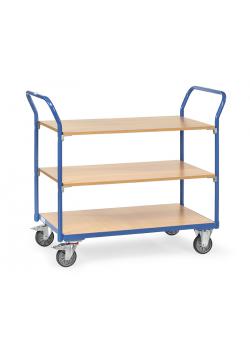 Table trolley - with 3 floors - carrying capacity 200 kg
