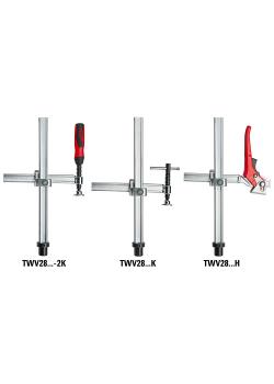 Elément de serrage à gorge variable TWV - hauteur de serrage 200 à 300 mm - gorge 30 à 175 mm