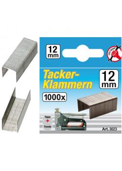 Tacker clips - 12 mm - Maks 53 - 1000 stykker