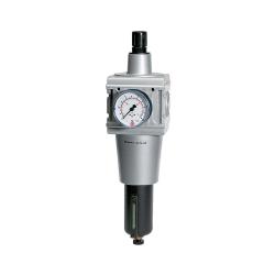 Regulator filtra "multifix" - BG 5 - G 1" - 40 µm - PE maks. 20 bar - Zakres regulacji 0,5 do 10 bar - Spust HA