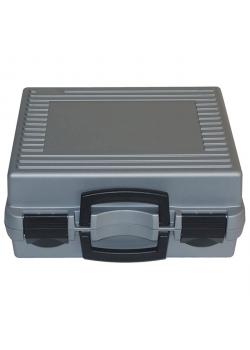 Suitcase - color silver - polypropylene - 340 x 298 x 160 mm
