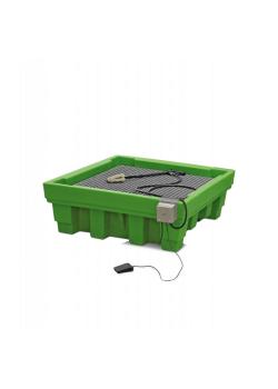 CLEAN BOX Max 1 - polyeten - med teknisk modul - lastkapacitet 1000 kg