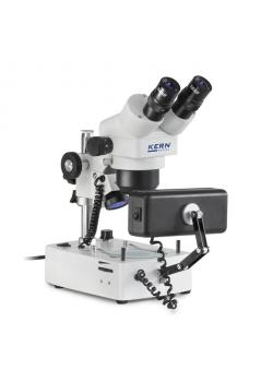 Mikroskoopin - stereo zoom - okulaarin HWSF 10 x 23 - Lens Zoom 0,7x ja 3,6x