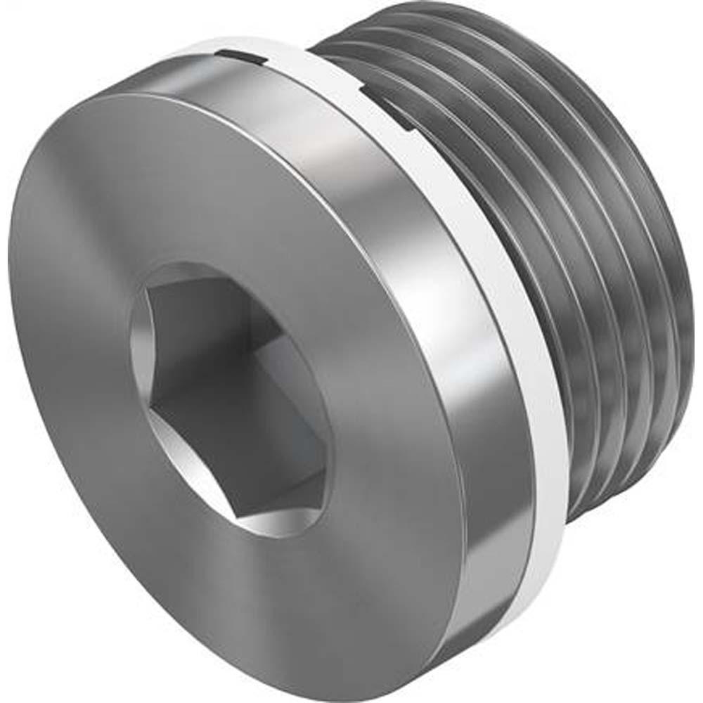 FESTO - B - zaślepki - aluminiowe lub stalowe - z pierścieniem uszczelniającym - M3 do M7 lub G 1/8" do G1" - PU 1 do 100 sztuk - Cena za PU