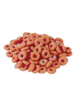 Rubber rings - orange - VE 100 pieces - price per VE