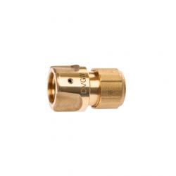 GEKA® plus hose section - drinking water - brass - hose size 1/2" to 3/4" - PU 5 pieces - price per PU