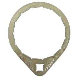 Gedore oil filter wrench - Width across flats 74.5 mm - Price per piece