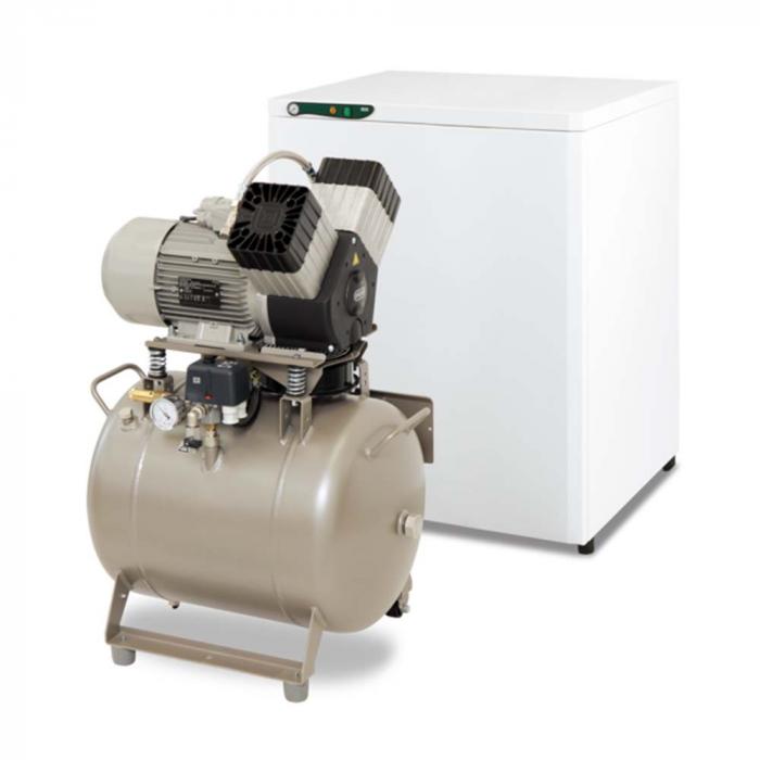 Luftkompressor - motoreffekt 1,2 kW - tryklufttank 50 l - forskellige udgaver