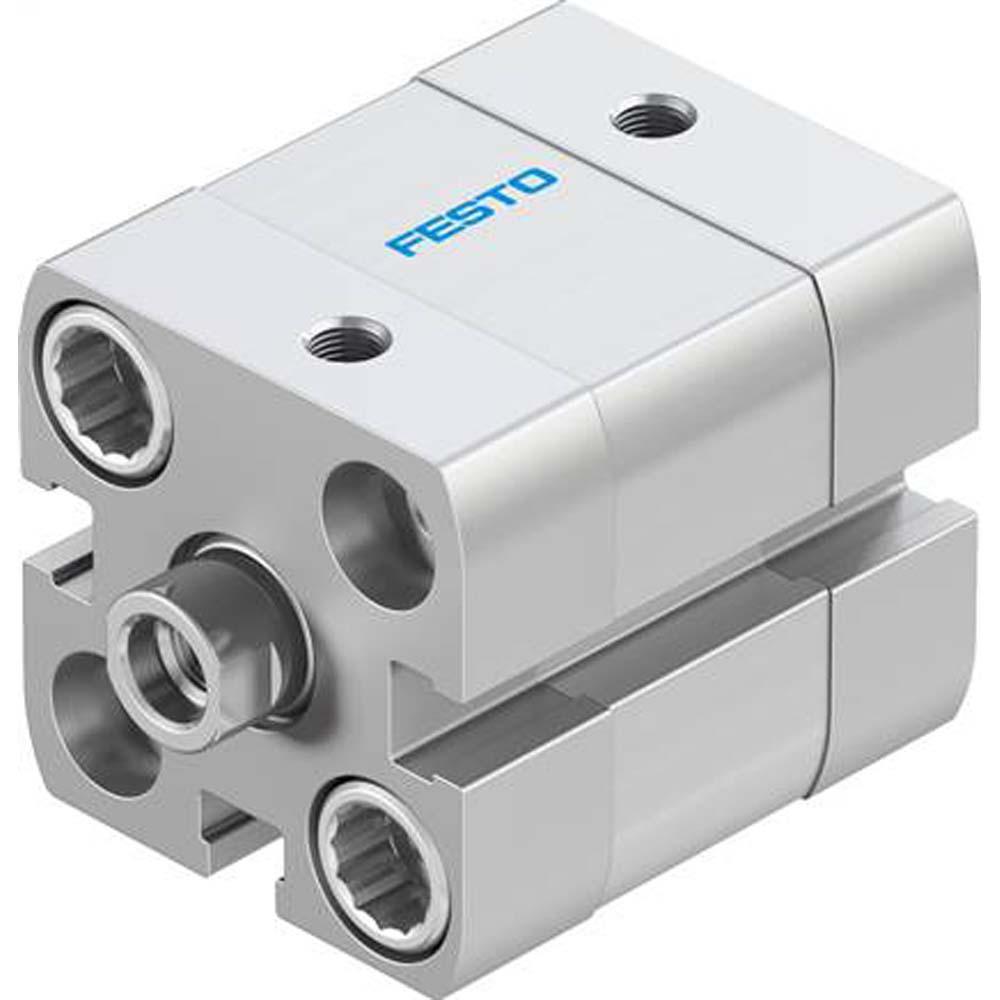FESTO - ADN - Compact cylinder - Piston rod thread M6 - Piston Ø 20 mm - Stroke 5 to 60 mm - Price per piece