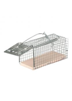 Trappola per topi gabbia metallica viva - Larghezza 5,5 cm - Lunghezza 12 cm - Profondità 5,5 cm