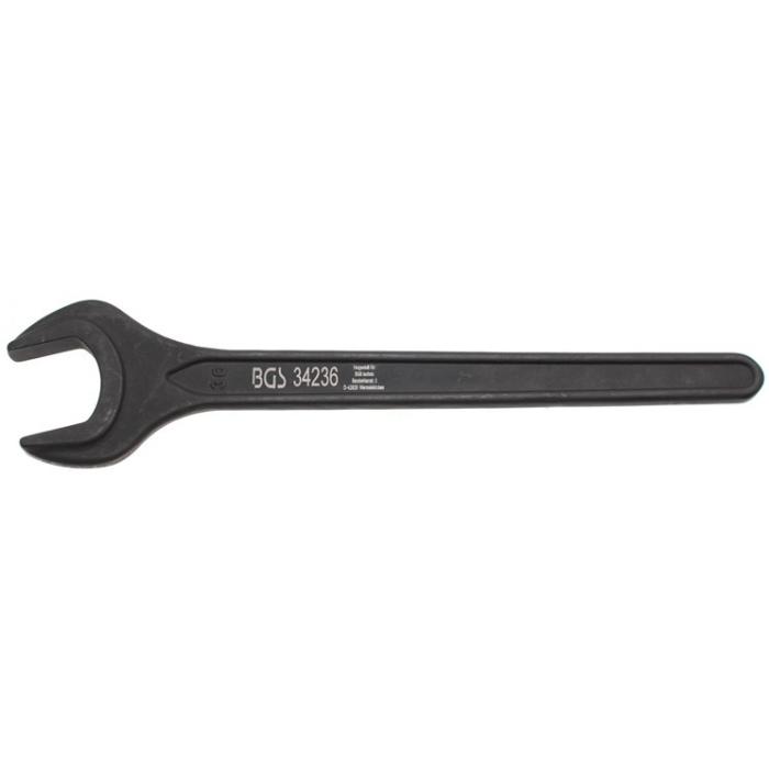Öppen nyckel - DIN 894 - storlek 6 till 95 mm - Längd 74 till 860 mm
