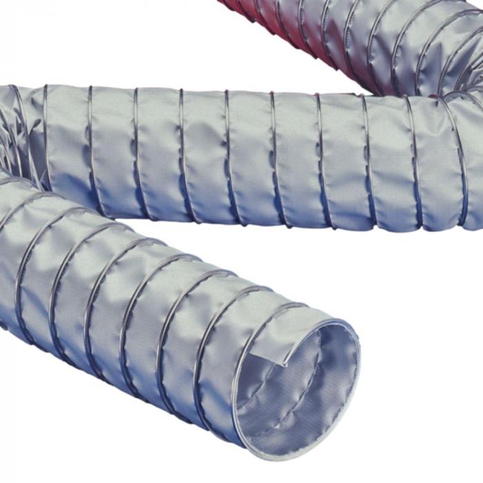 High-temperature clamping profile hose - CP SIL 460 - Inner Ø 50-51 to 1,016 mm - Length up to 6 m - Price per meter or per roll