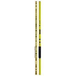 Nedo LumiScale - Itsevalaiseva tasoituspuikko - Trimble-viivakoodi - pituus 2,20 m - hinta per kappale