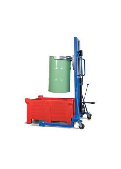 Drum lifter Servo FL 16-K F - painted steel - with foot pump - for 200 l steel drums