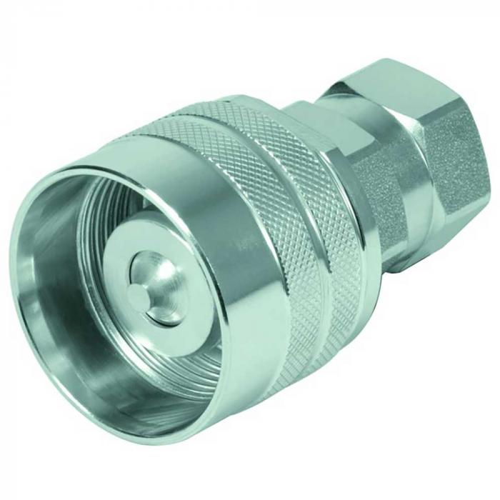 Faster SK-VSV screw coupling - chrome-plated steel - size 1 to 3 - DN 6 to 12 - size 6 to 8 - BSP female thread / metr. IG with O-ring port