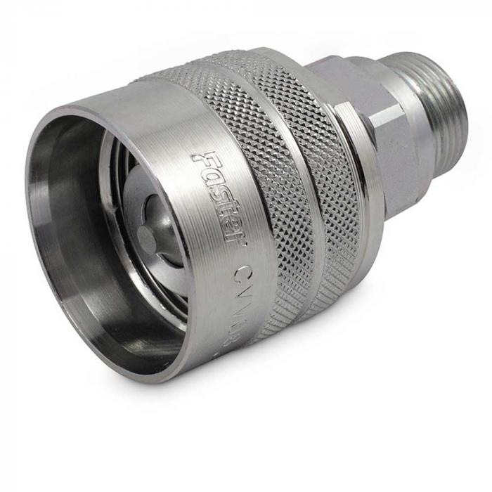 SK-VSV screw coupling - plug - chrome-plated steel - size 3 to 6 - DN 12 to 25 - male thread M20 x 1.5 to M42 x 2 mm