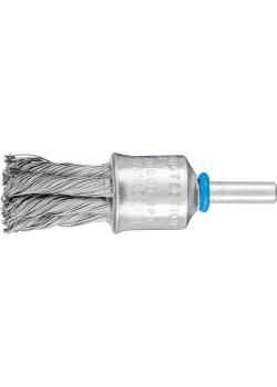 PFERD brush brush PBG with shaft - INOX - knotted - outer-ø 19 and 30 mm - trimming material-ø 0.15 to 0.60 mm - pack of 10 - price per pack