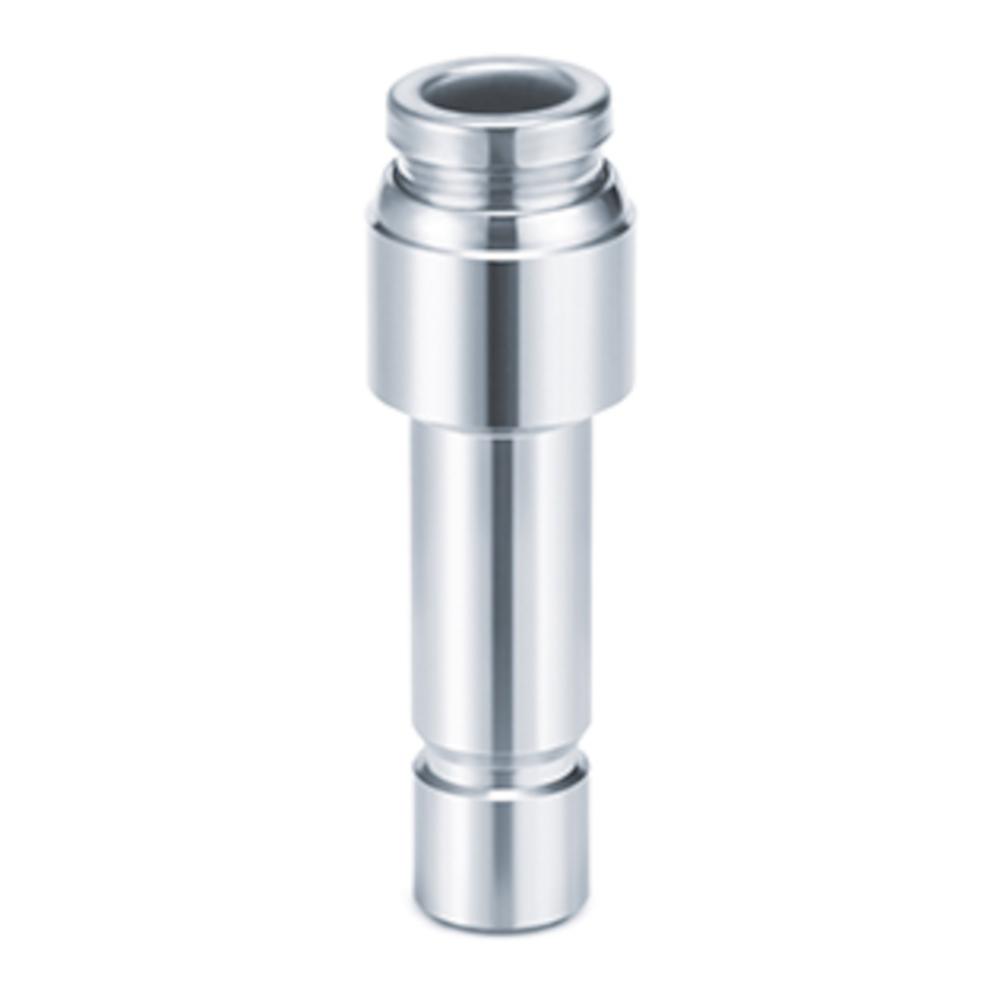 Lige stikreduktion KQB2R - Messing/Rustfrit stål - Slange udvendig diameter 3,2 til 12 mm - Tilslutning 4 til 16 mm - Pris pr. stk.