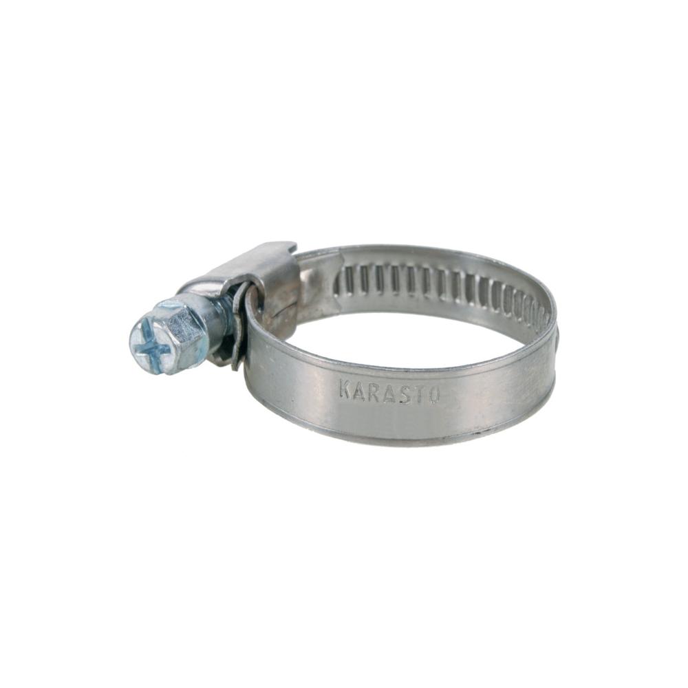 GEKA® hose clamp W2 - stainless steel - clamping range 100-120 mm to 190-210 mm - 12 mm wide - PU 90 to 200 pieces - price per PU