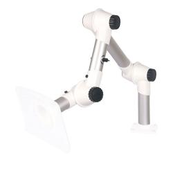 Laboratory suction arm MB 1000-75 - 1000 mm - Table mounting - for air contamination