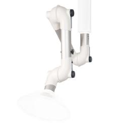 Laboratory suction arm MET 1150-100 - ceiling mounting - 1150 mm - for air contamination