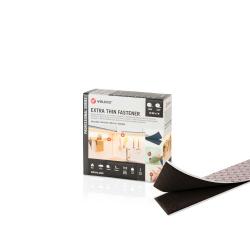 Extra Thin Klett-Installationsband der Marke VELCRO® 5m Hakenband 5m Flauschband, Haken & Flausch 20mm schwarz